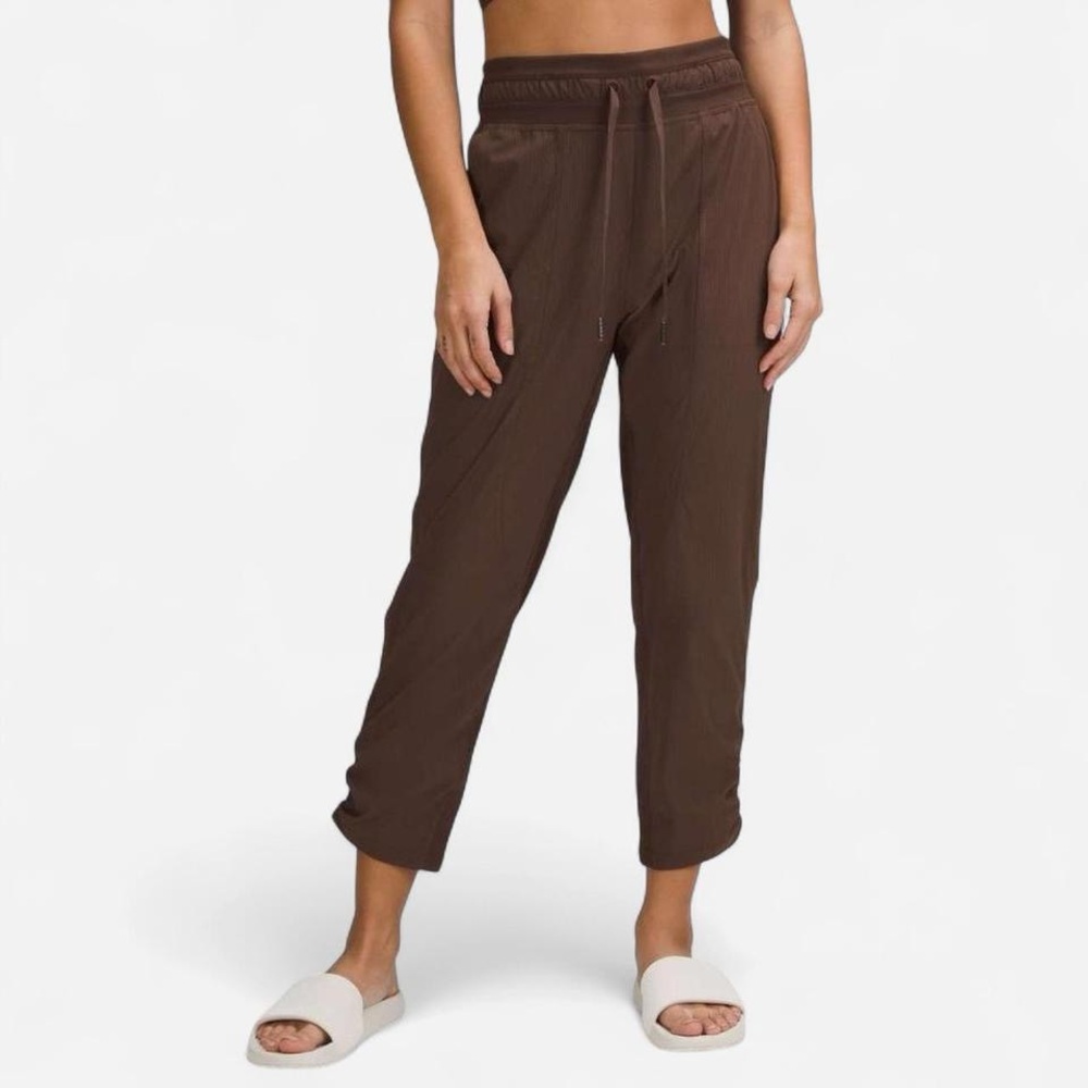 Lululemon Dance Studio Mid-Rise Cropped Pant, Color: Java, Size:2
